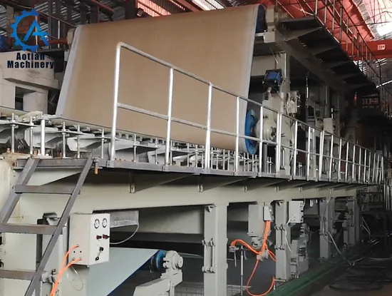 Máquina de dimensionamiento de reciclaje de papel de prensa de tamaño de máquina de papel Kraft